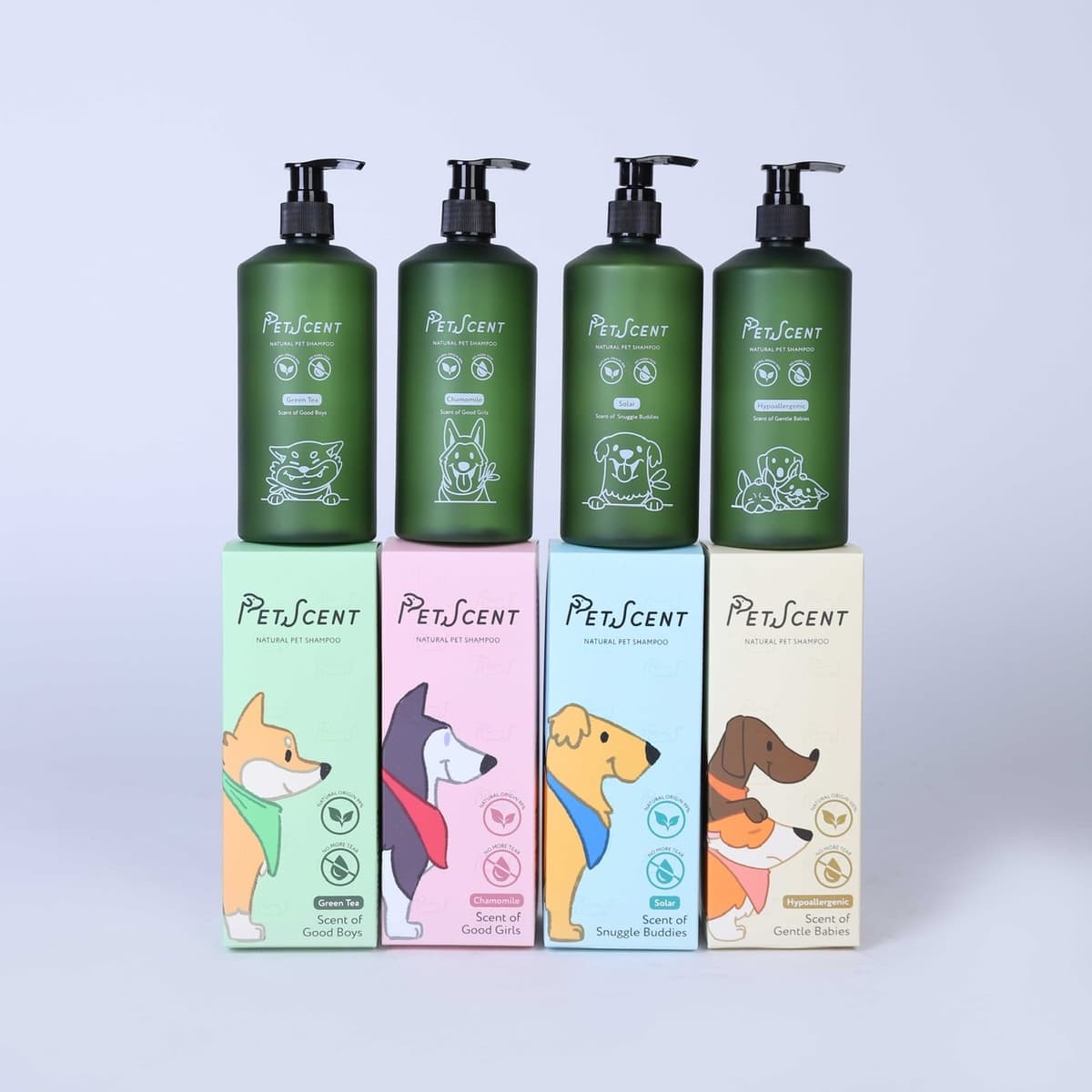 PetScent Premium Natural Shampoo Collection