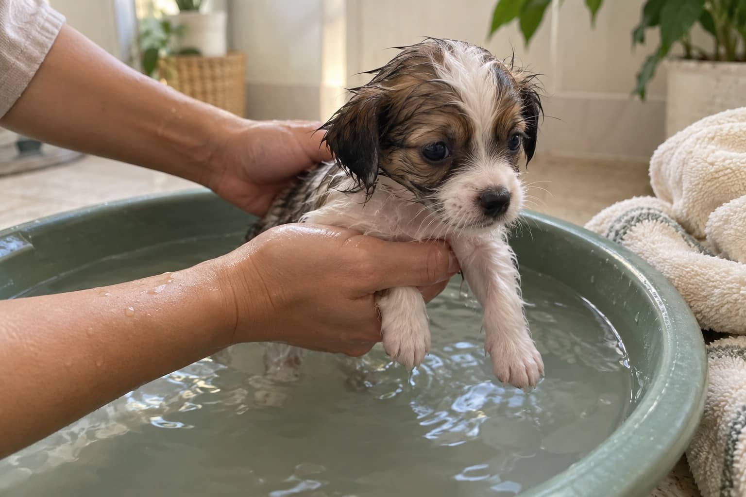 The First Bath: When, and How to Make It Uneventful
