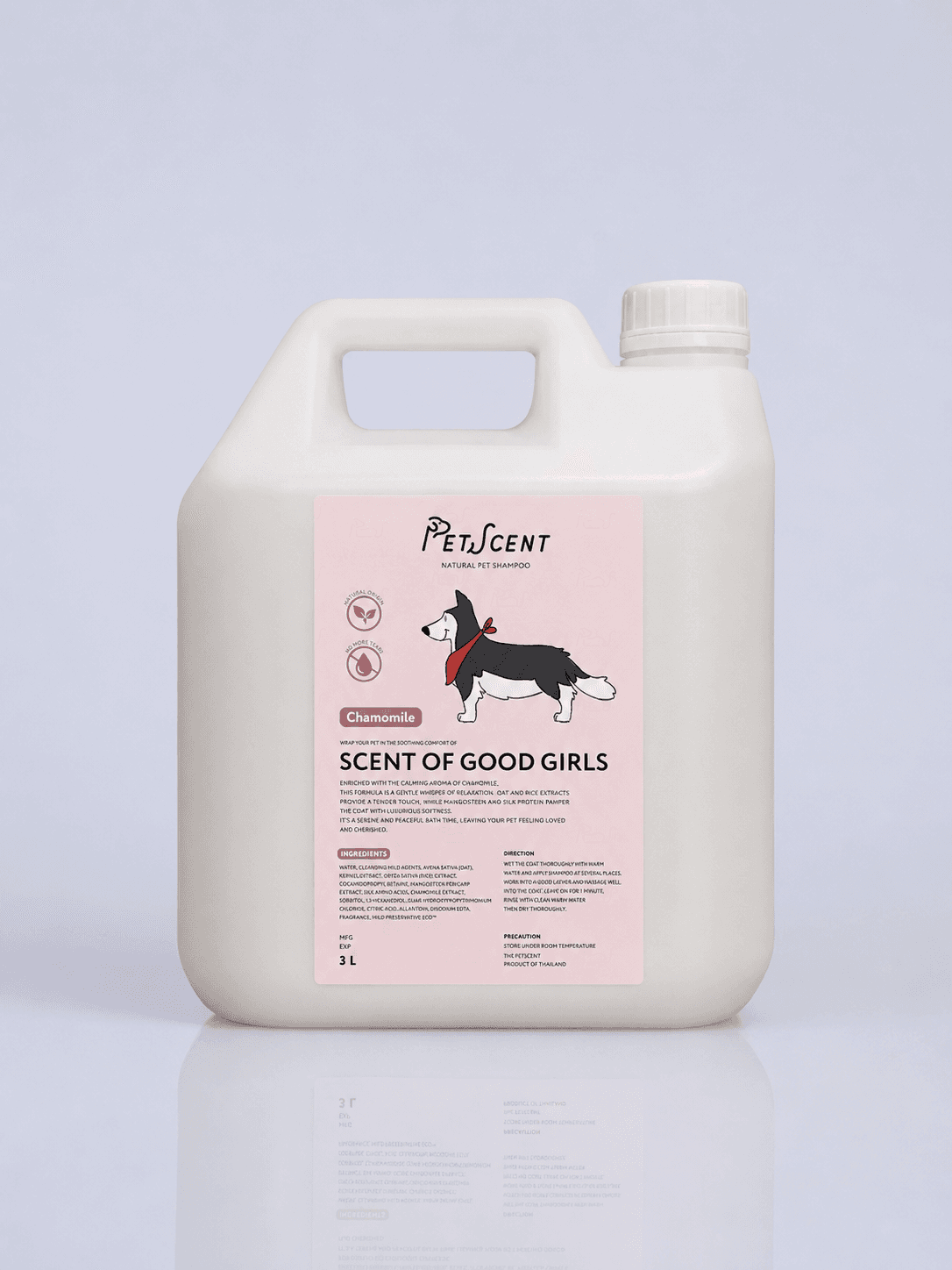 PetScent Premium Natural Pet Shampoo Gallon